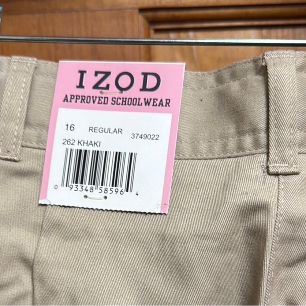 Izod Beige Uniform Pants